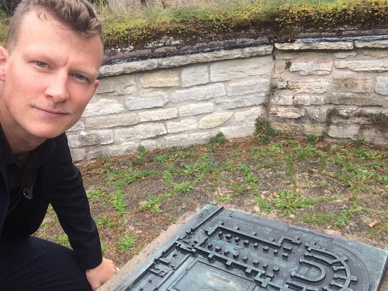 Tom at Varnhem, Sweden, in 2016