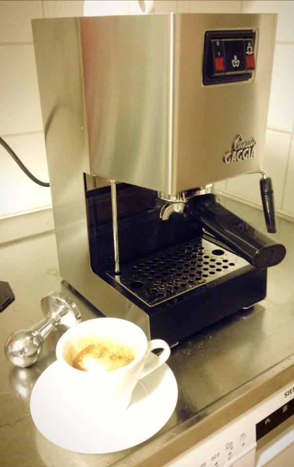 My first real espresso machine