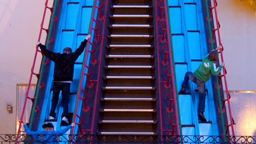 To me these funhouse stairs is the perfect